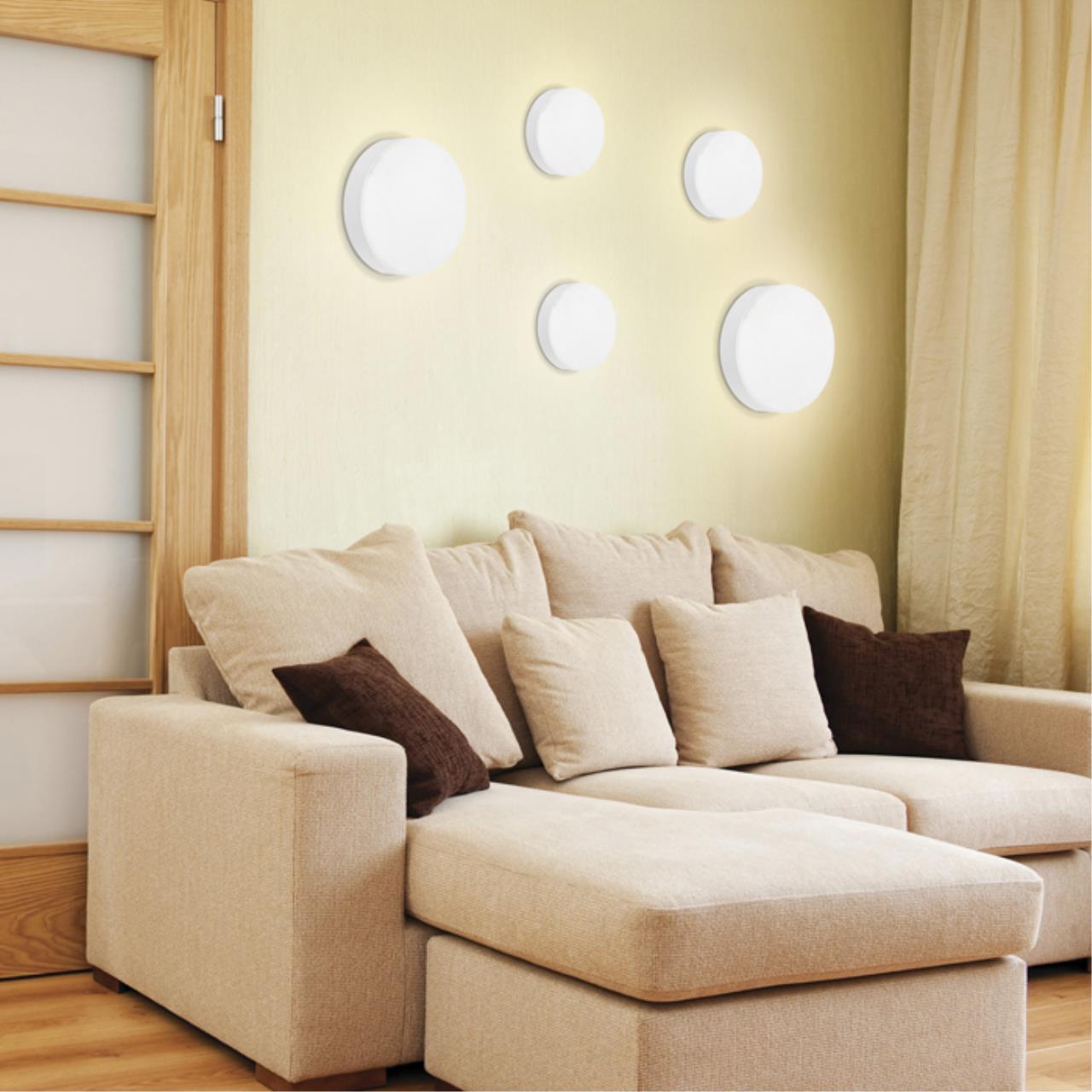 358107 OVER NT19 402 белый Накладной светильник IP20 LED 4000K 10W 85-265V ORNATE — изображение 3