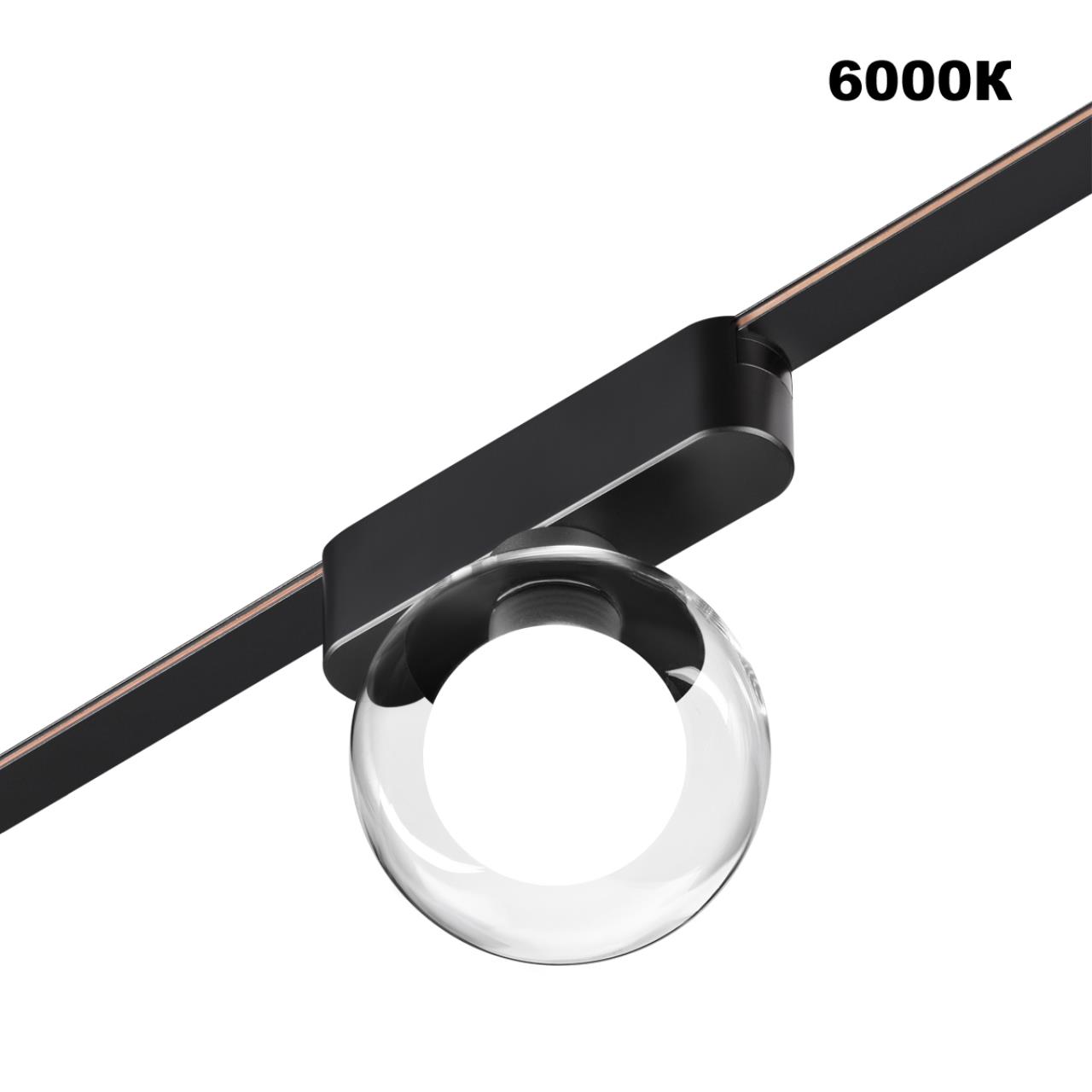 359474 SHINO NT24 106 черный Трековый смарт-светильник для низковольтного шинопровода с двумя режимами работы IP20 LED 6W 24V 3000-6000K EASY — изображение 4