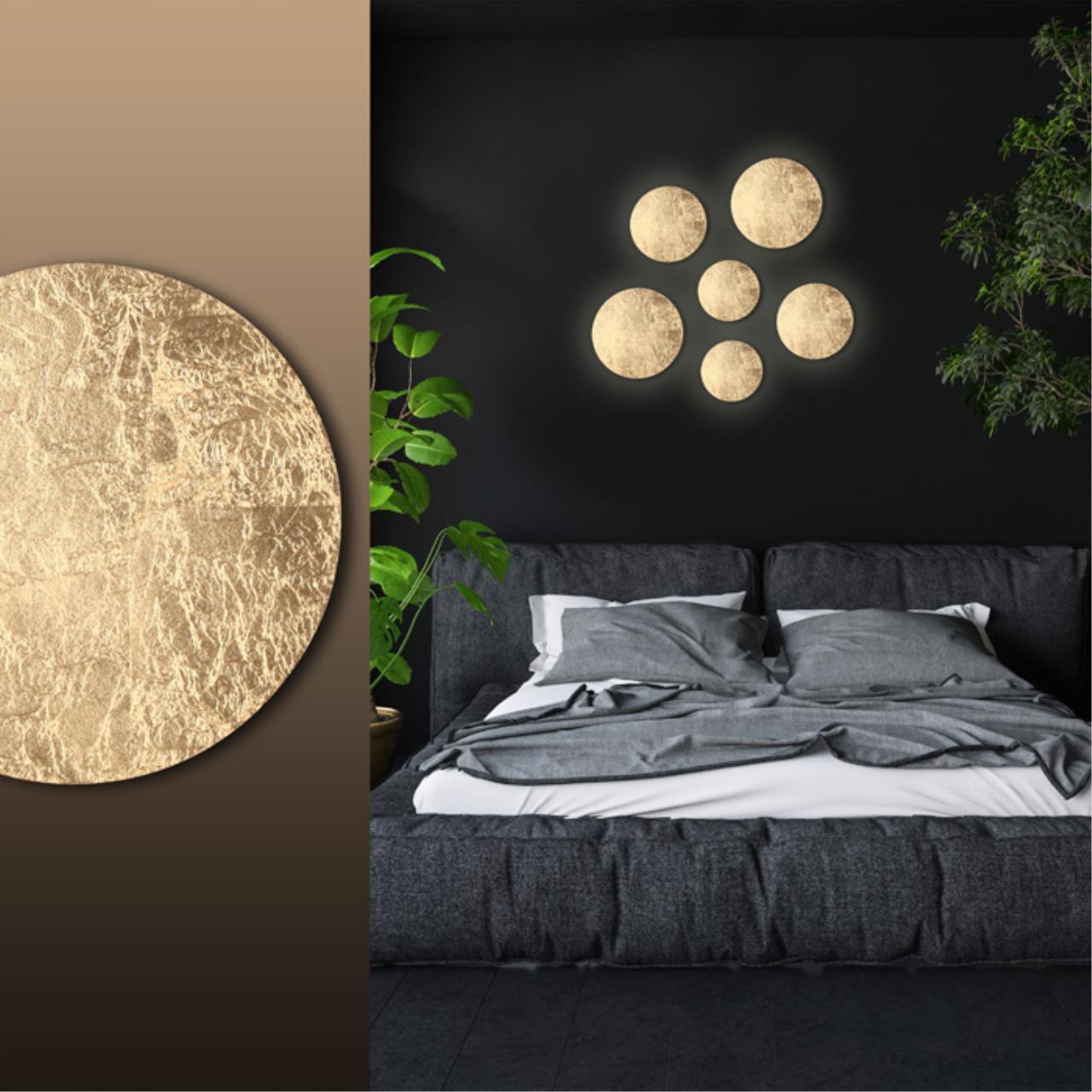 3561/9WL HIGHTECH ODL18 359 золот. фольг-ние Настен. светильник IP20 LED 3000K 9W 504Лм 220V SOLARIO — изображение 4