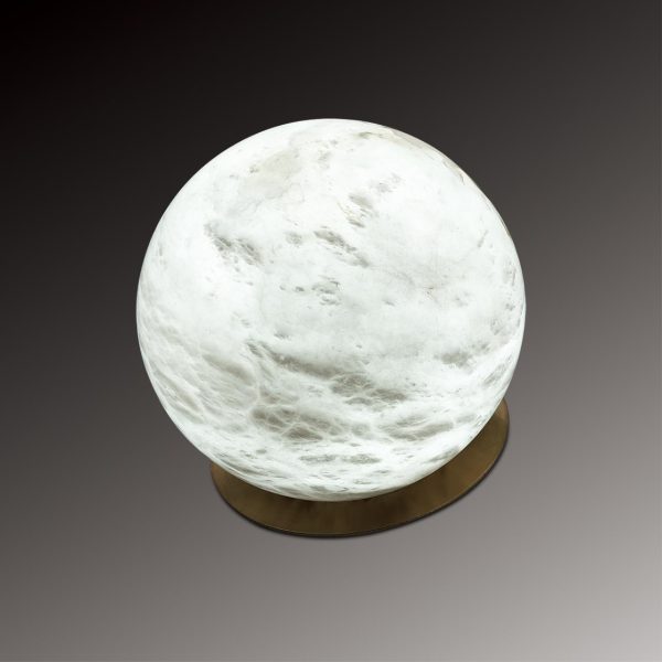 6685/8TL L-VISION ODL25 213 Настольный светильник бронзовый/металл/алебастр IP20 LED 8W с тумблером 3000/4000/6000K на выкл. 220V MARBELLA — изображение 3