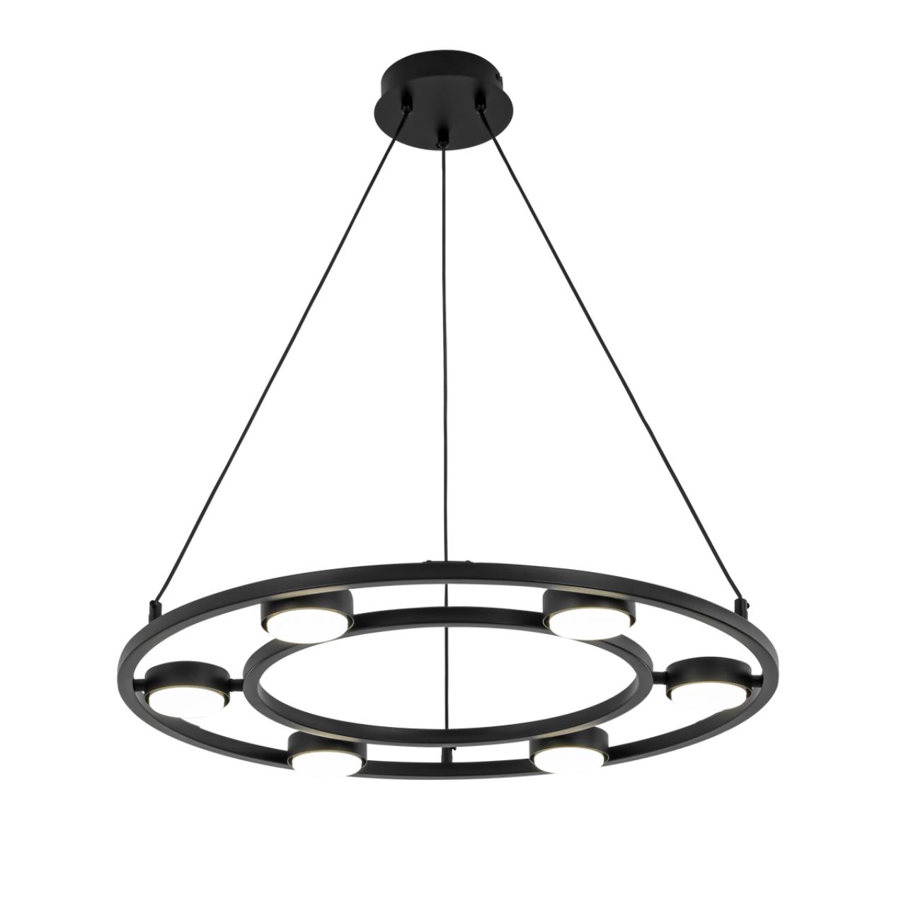 8340/6 MODERNI черный, металл Люстра подвесная GX53 LED 6*7W 220V TORINA — изображение 3