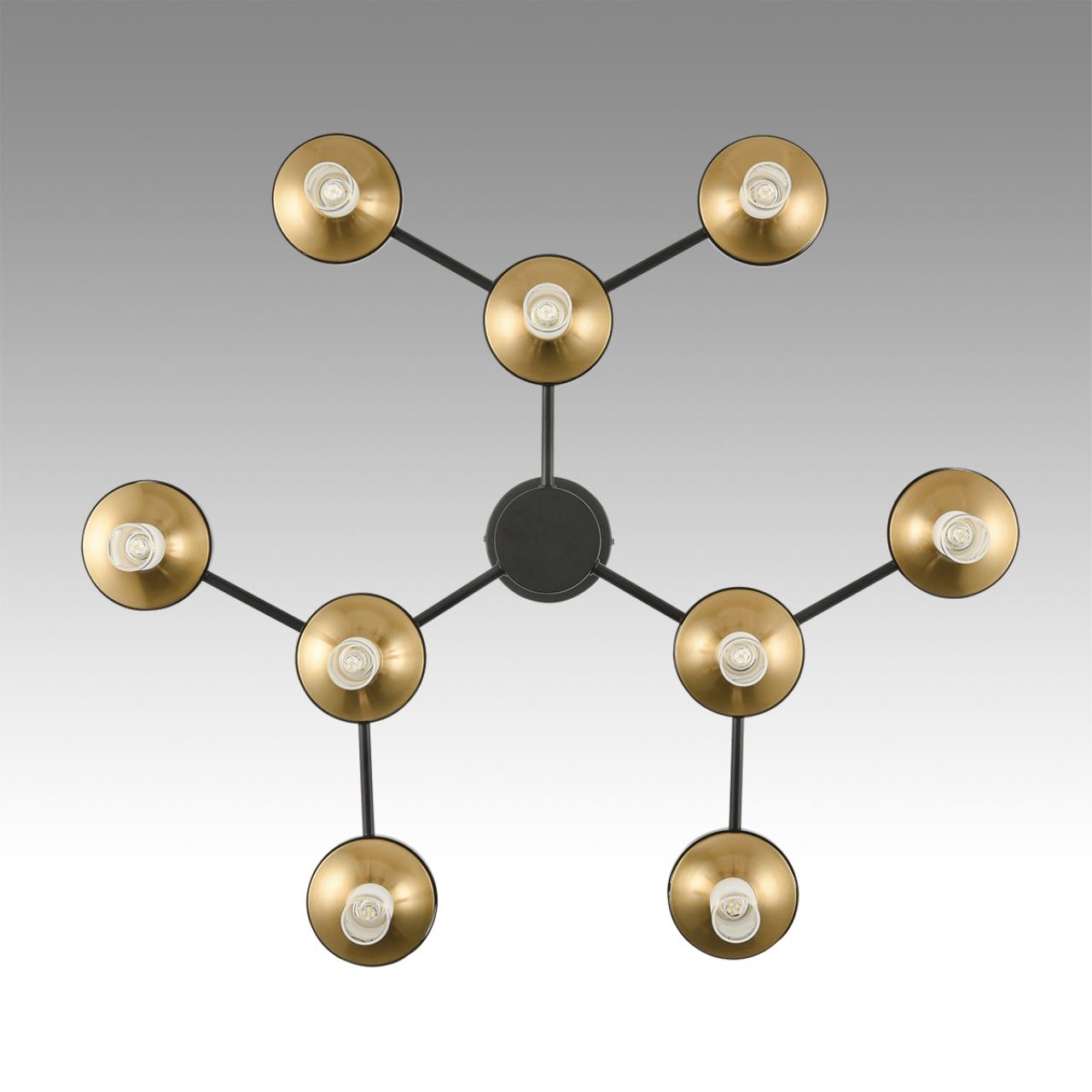 8112/18 NEOCLASSI LN25 26 черный/бронза/прозрачный, металл/стекло Люстра потолочная G9 18*30W 220V TAMARESA — изображение 7