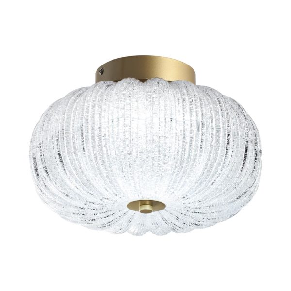 7720/24L PIKO LED SN 028 Светильник металл/стекло/прозрачный/золотой LED 24Вт 3000-6500K D300 IP20 пульт ДУ ANGELO — изображение 5