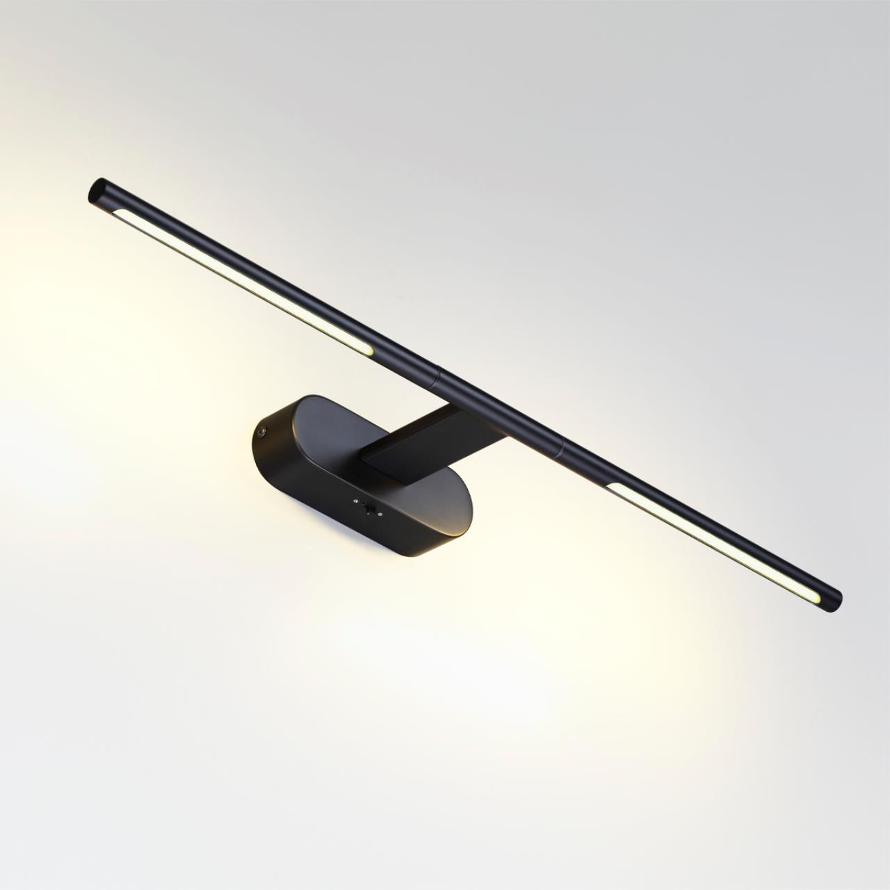 6634/7WL HIGHTECH ODL24 313 металл/черный/акрил Настенный светильник IP20 LED 7W 3000K/3800K/5100K (перекл ч/з тумблер) 220V ALEDO