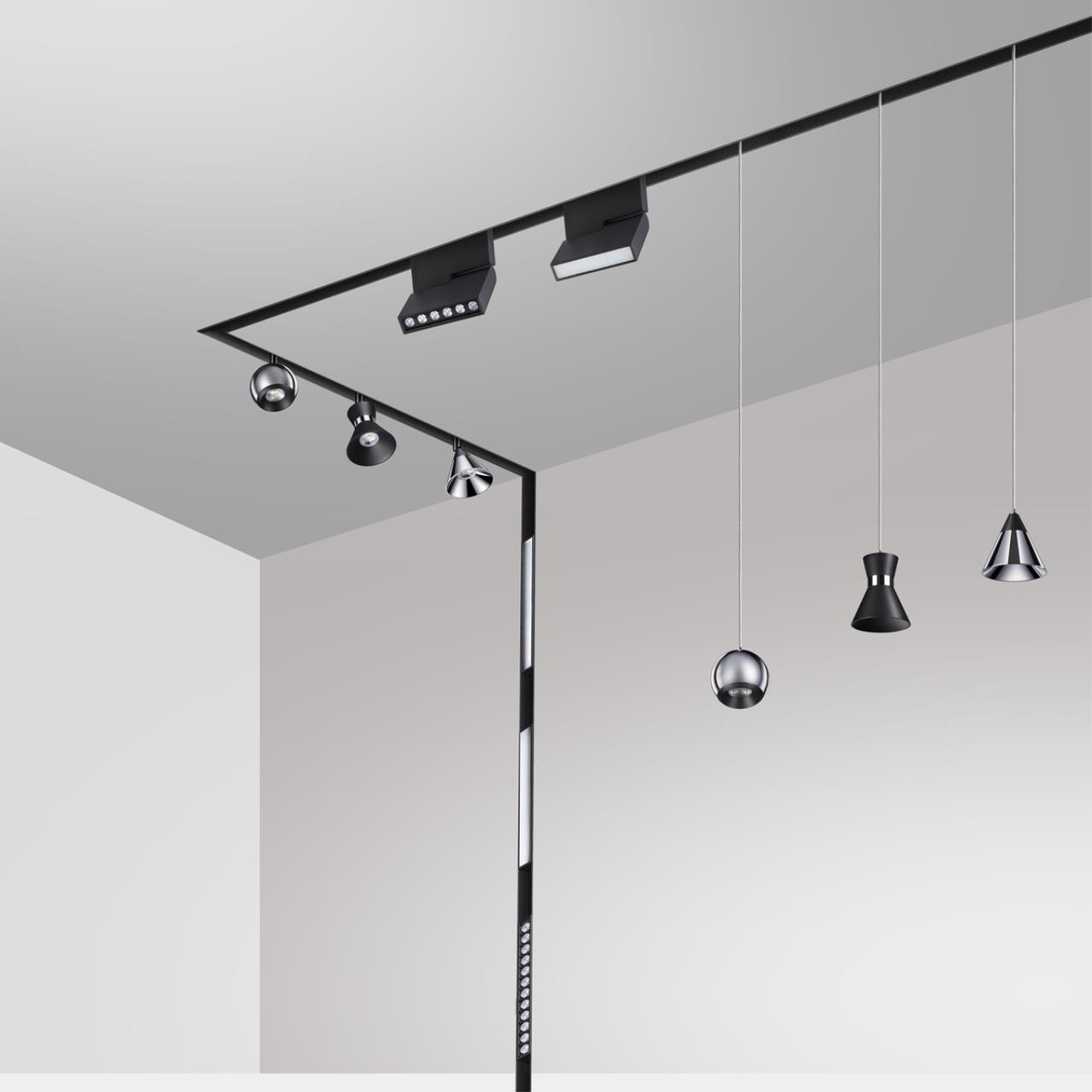 358416 SHINO NT20 152 черн Трековый светильник для низков. шинопровода IP20 LED 4000K 24W 48V FLUM — изображение 4