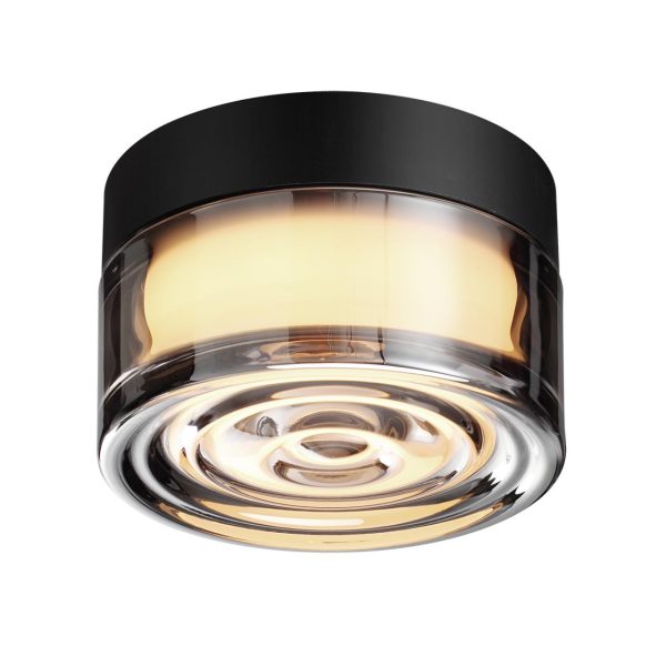7157/6CL HIGHTECH ODL26 Настенно-потолочный светильник  черный/дымчатый/стекло/поликарбонат IP65 LED 6W 410Лм 2200/2700/3000K 120° 220-240V RONDA — изображение 4