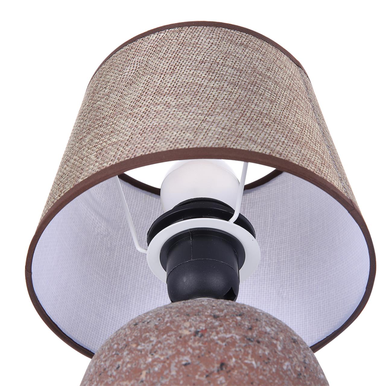 8213/1T CLASSI LN25 000 коричневый, керамика/текстиль Настольная лампа Е27 1*60W 220V TAREKA — изображение 5