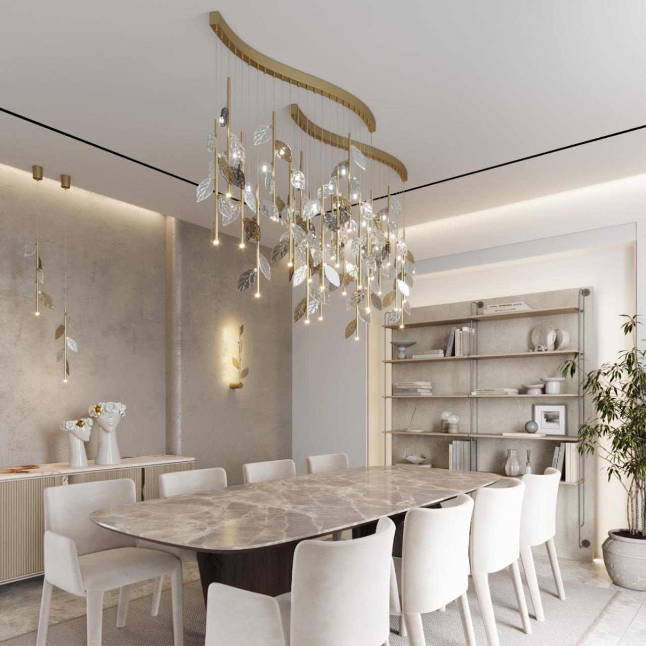 5445/1 L-VISION ODL_EX25 75 матов.золото/дымч/прозрачн/коньячн/бензинов/металл/стекло Подвес 2 в 1 1*G4 LED*3W 12V LISTVA — изображение 7