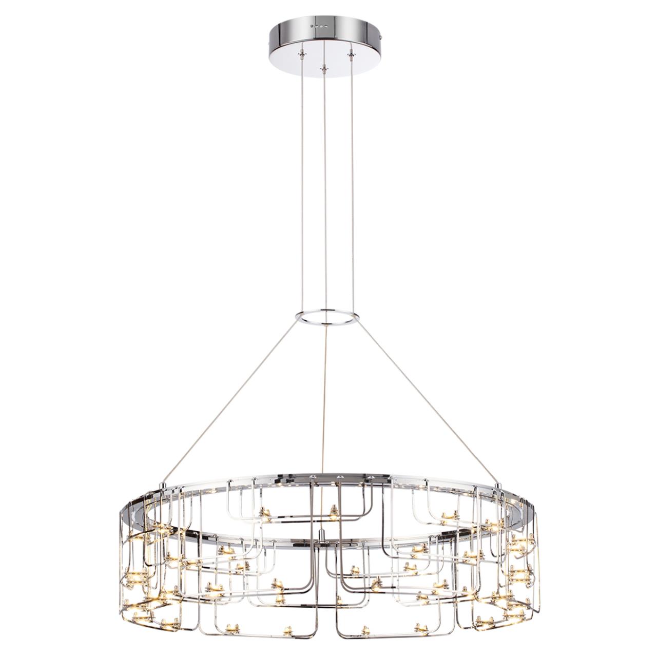 7059/44L HIGHTECH ODL26 Подвесной светильник  нерж/сталь хром IP20 LED 44W 3960Лм 3000K 220V ZAHA — изображение 4