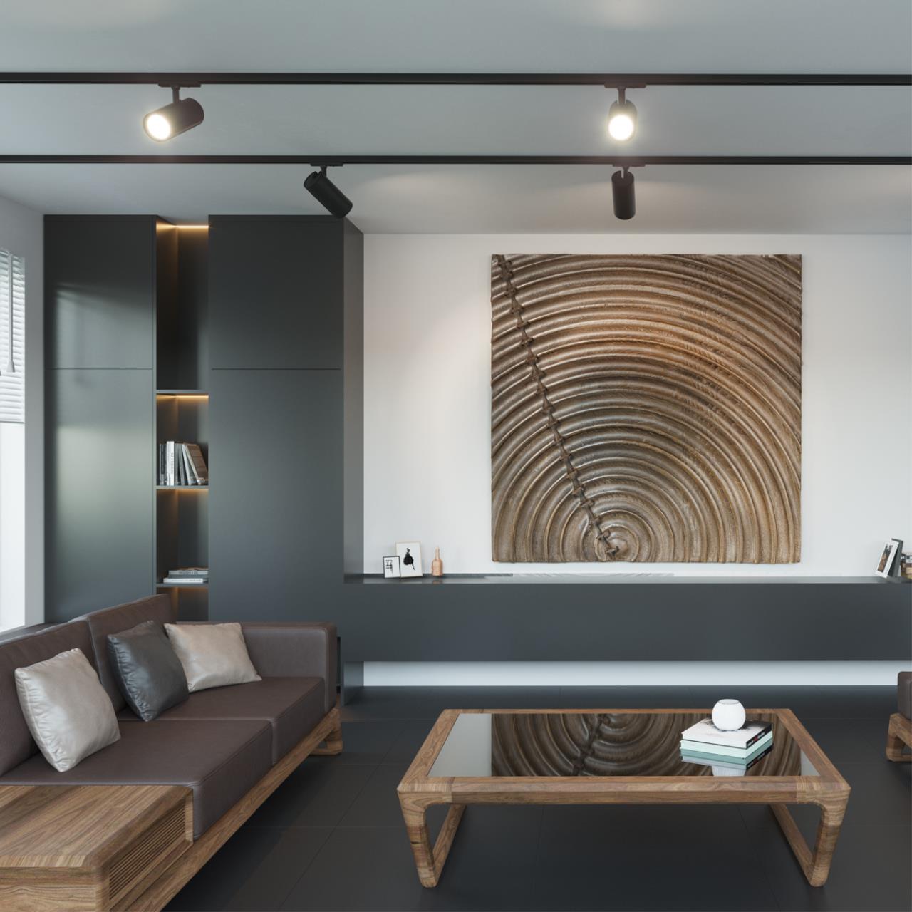 359157 PORT NT23 200 черный Светильник трековый однофазный двухжильный IP20 LED 24W 220V 3000К 2300Лм SELENE — изображение 5