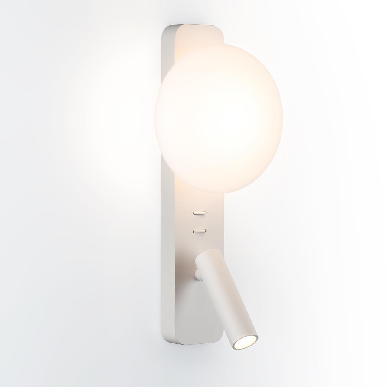 7049/5WL HIGHTECH ODL25 409 металл/акрил белый Настенный светильник IP20 LED 1*5W + 1*3W ALBERGO — изображение 4