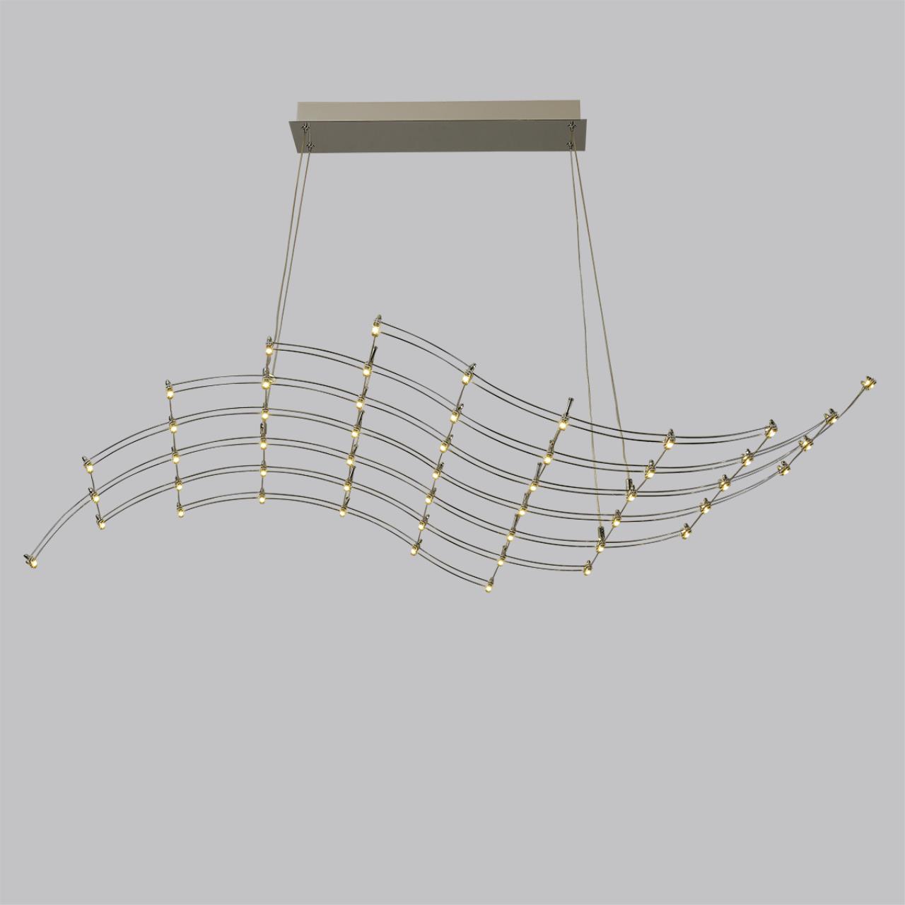 7057/45L HIGHTECH ODL25 507 Подвесной светильник нерж/сталь IP20 LED 3000K 220V WELKIN — изображение 5