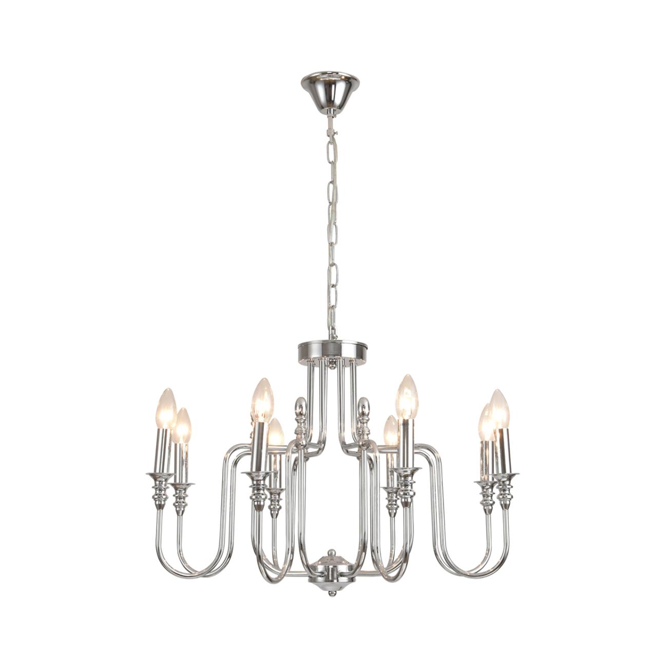 8317/8 CLASSI LN26 хром/металл Люстра E14 8*40W 220V SUANA — изображение 3