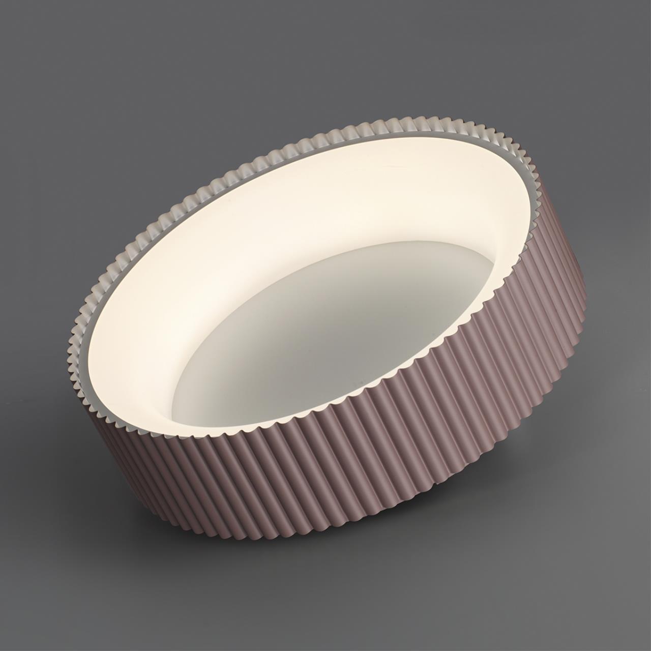 7714/56L AVRA LED SN 033 Светильник металл/акрил/белый/мокко LED 56Вт 3000-6500К D460 IP20 пульт ДУ SHARMEL — изображение 5