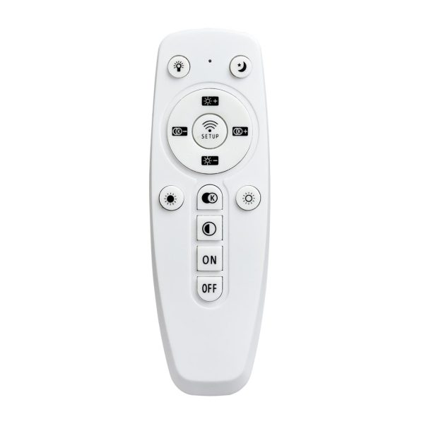7739/80L MITRA LED SN 071 Светильник металл/акрил/белый/серебряный/прозрачный LED 80Вт 3000-6000К D480 IP20 пульт ДУ PROMISE — изображение 4
