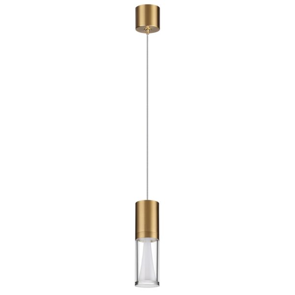 7144/4L HIGHTECH ODL26 Подвесной светильник  античная бронза/акрилл/металл IP20 LED 4W 280Лм 3000K 180° 220V DEFANCE