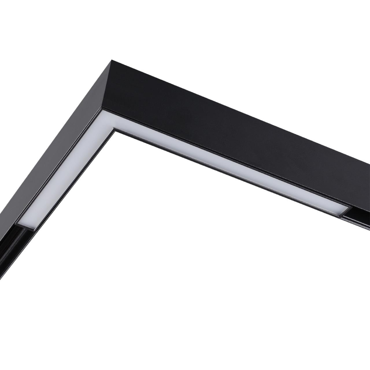 359502 SHINO NT24 137 черный Трековый низковольт. св-к диммир. со сменой цв.температуры, пульт ДУ/Tuya Smart Life IP20 LED 24W 48V 3000-6500K FLUM — изображение 3