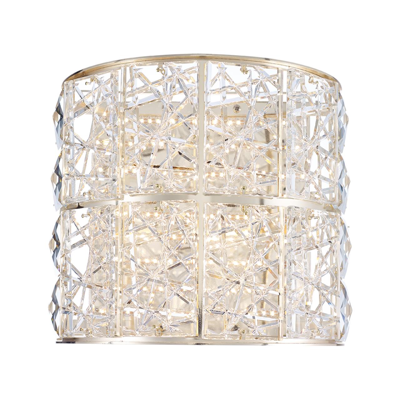 5071/32WL HALL ODL24 613 золото/прозрачный/металл/хрусталь/стекло Бра LED 15W 3700K VERSION