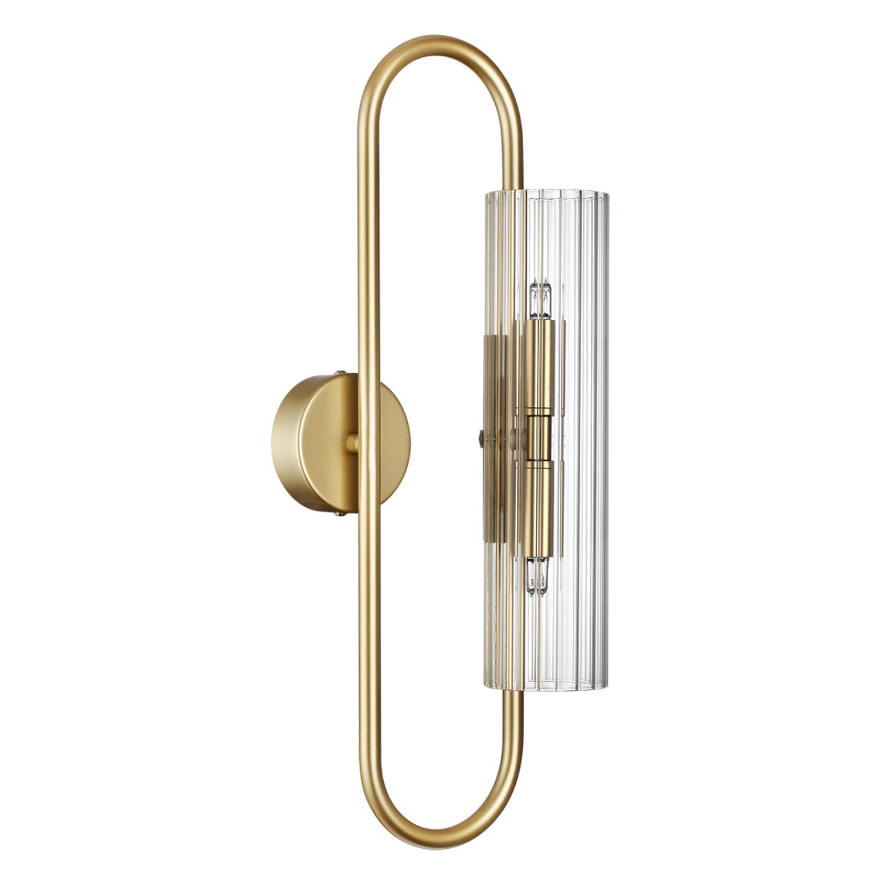 6560/2W SUSPENTIONI LN25 239 золотой/прозрачный/металл/стекло Бра G9 2*20W 220V TORONTO