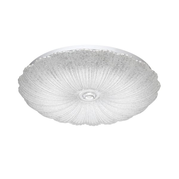 7729/48L PIKO LED SN Светильник металл/пластик/белый/прозрачный LED 48Вт 3000-6000K D380 IP20 пульт ДУ FORTUNA — изображение 3