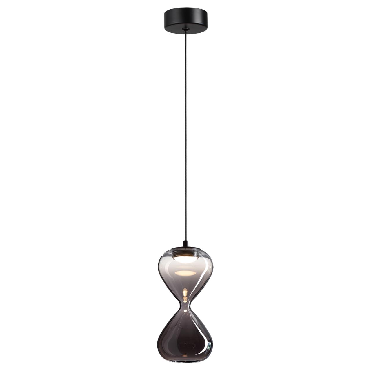 5092/4L PENDANT ODL25 415 черный/прозрачн/дымчатый градиент/металл/стекло Подвес LED 4W 4000K 388Лм GLESSI — изображение 3