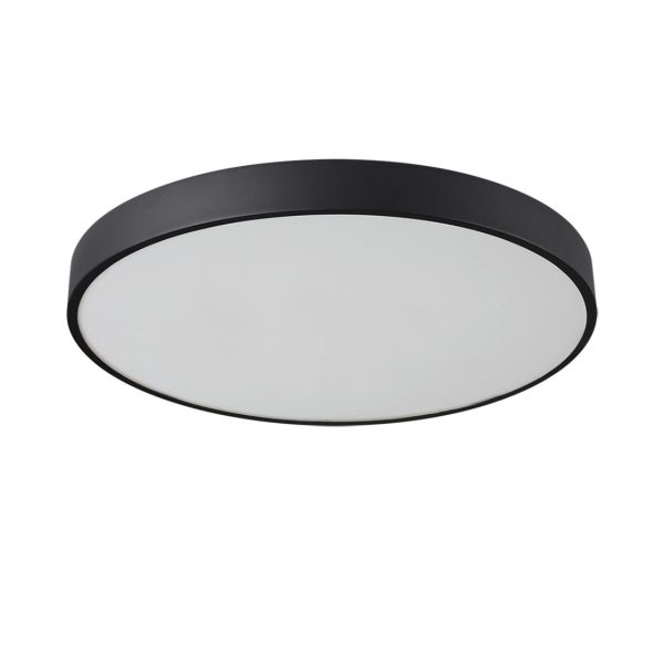 7756/70L MITRA LED SN 097 Светильник металл/акрил/черный LED 60Вт+10Вт(подсветка) 3000K D600 IP20 QUASAR — изображение 3