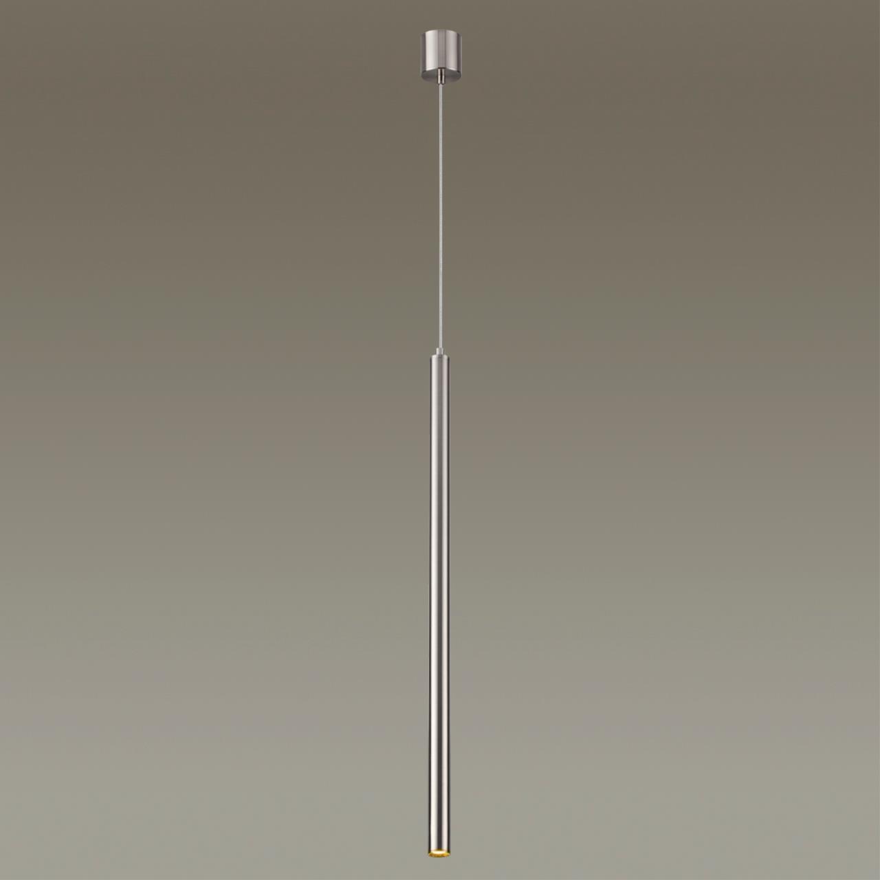 4375/3L HIGHTECH ODL23 311 матовый никель/металл Подвесной светильник (база для встройки в комплекте) IP20 LED 3W 240Лм 3000K FIANO — изображение 6