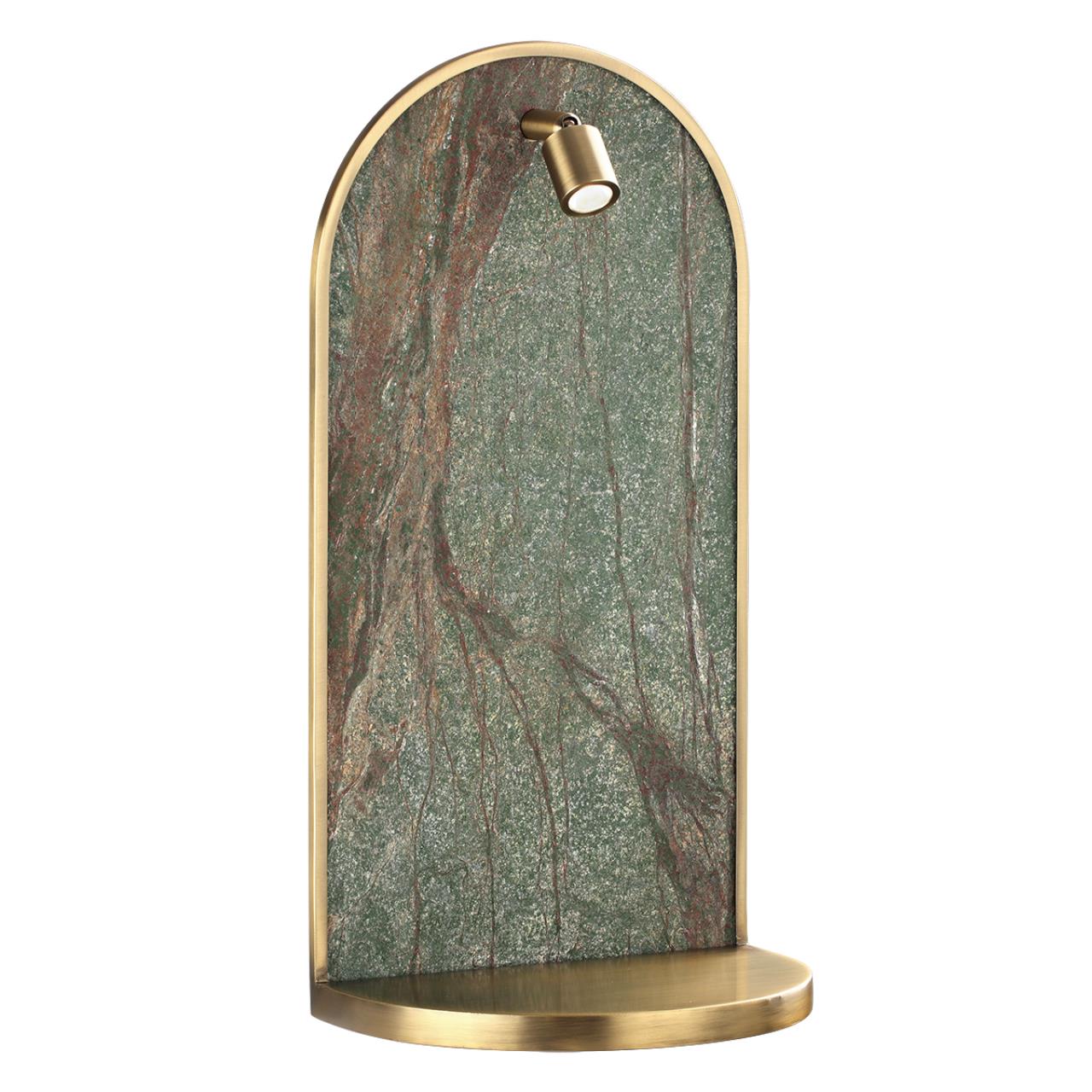 7175/3WL HIGHTECH ODL26 Настенный светильник темно-зеленый/бронза/мрамор/металл IP20 LED 3W 250Лм 3000K 220-240V GIARDINO — изображение 4