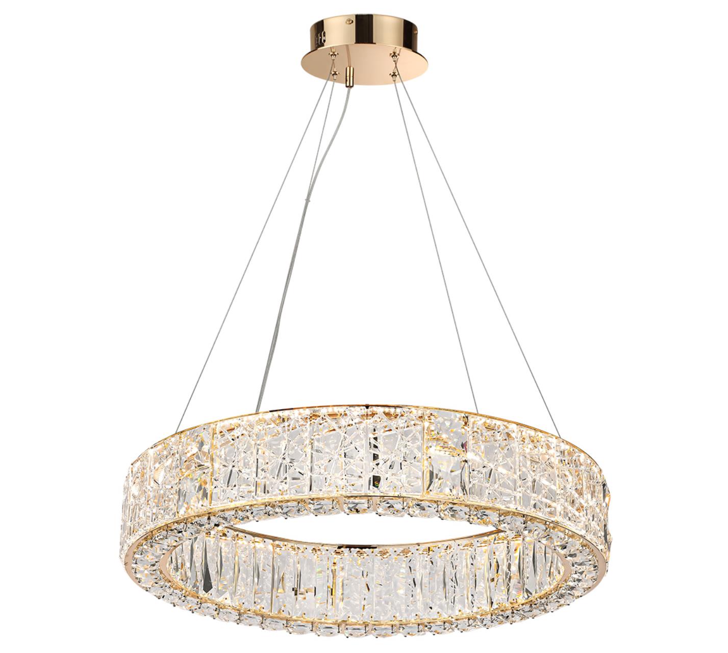 5071/70L HALL ODL24 613 золото/прозрачный/металл/хрусталь/стекло Люстра LED 52W 3700K VERSION — изображение 3