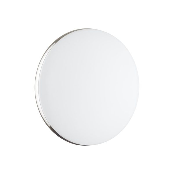 7600/DL TAN SN Светильник пластик/белый/хром LED 48Вт ДУ 2.4G /SMART 3000-4200-6300К D400 IP43 пульт ДУ/ LampSmart RINGO — изображение 3