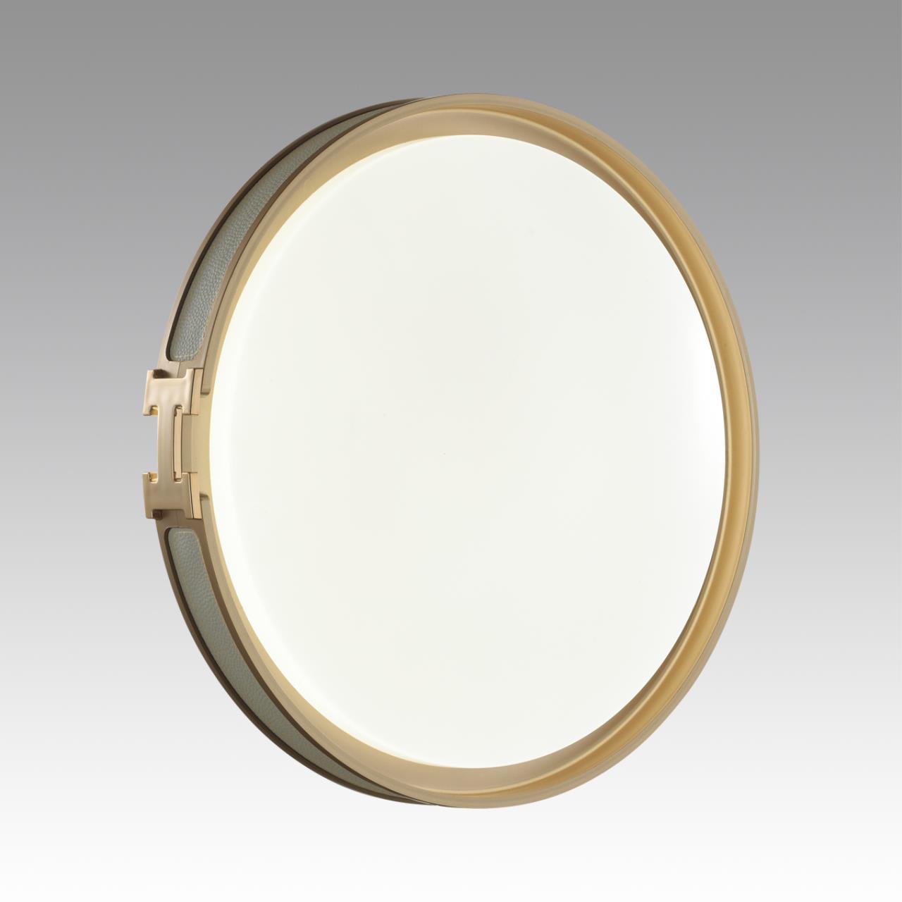 7654/DL COLOR SN 132 Светильник пластик/белый/серый/золотой LED 48Вт 4000К D405 IP43 FAVEMO GREY — изображение 5