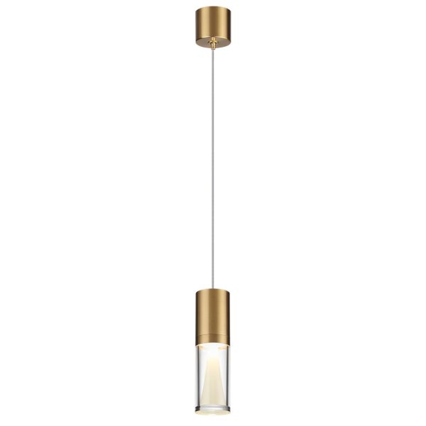 7144/4L HIGHTECH ODL26 Подвесной светильник  античная бронза/акрилл/металл IP20 LED 4W 280Лм 3000K 180° 220V DEFANCE — изображение 4
