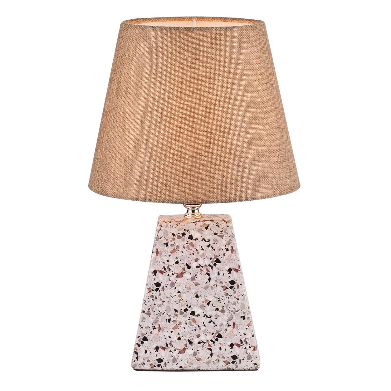 8142/1T MODERNI LN25 000 бежевый/коричневый, керамика/текстиль Настольная лампа Е27 1*60W 220V TERAZIO — изображение 3