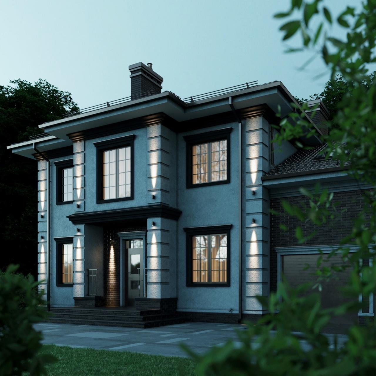 7071/7WL NATURE ODL25 723 Настенный светильник черный/металл IP65 LED 7W 3000K 15° AC85~265V LONG — изображение 7