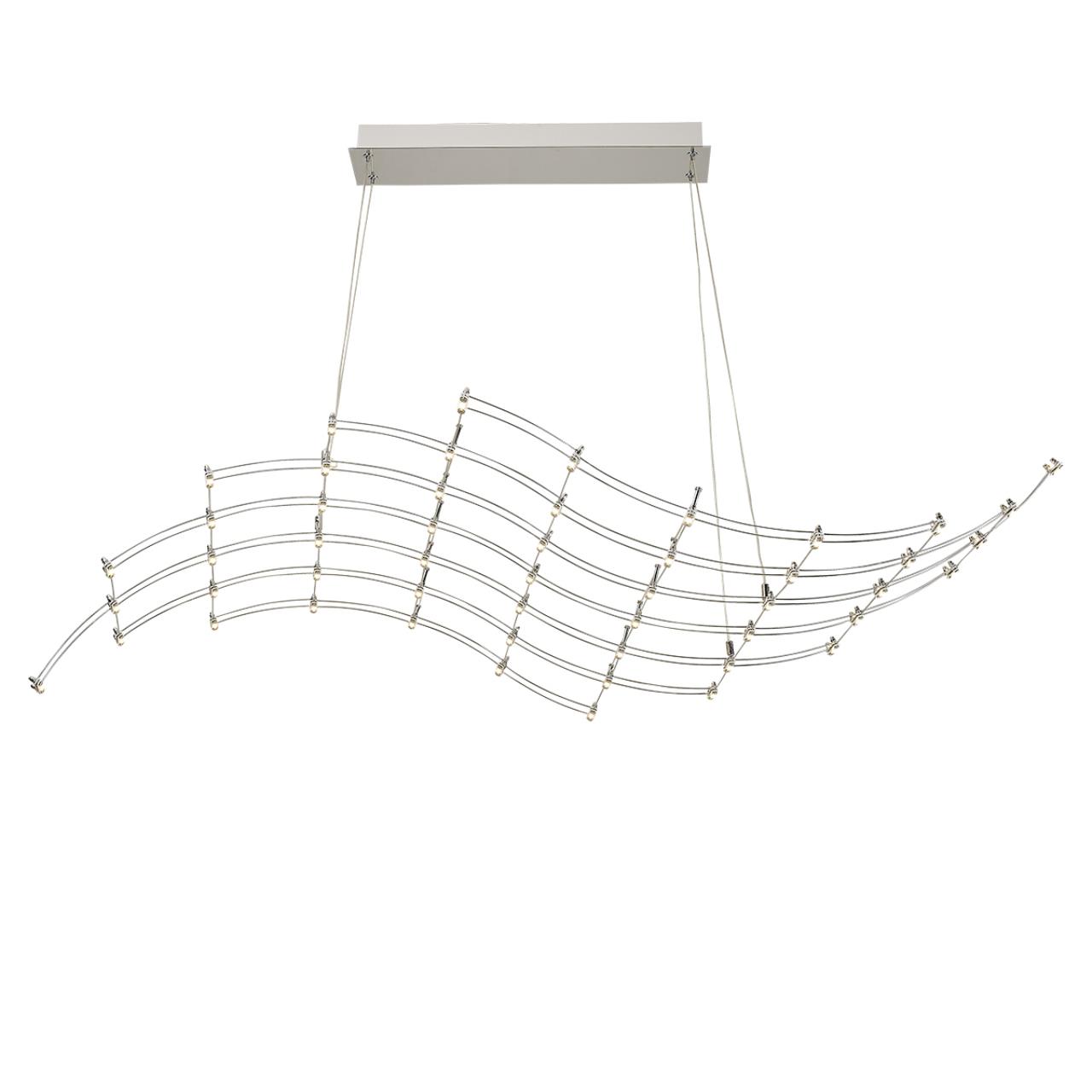 7057/45L HIGHTECH ODL25 507 Подвесной светильник нерж/сталь IP20 LED 3000K 220V WELKIN