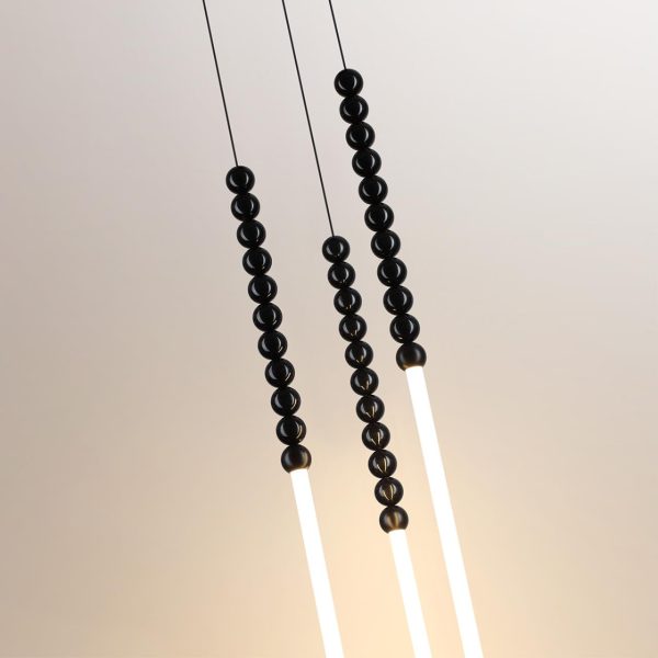 7149/33L HIGHTECH ODL26 Подвесной светильник  черный/акрилл/металл IP20 LED 32W 2200Лм 3500K 300° 220V MONELLA — изображение 3