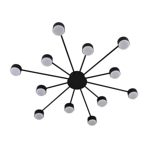 8344/12C COMFI черный, металл Люстра GX53 LED 12*7W 220V TORINA — изображение 5