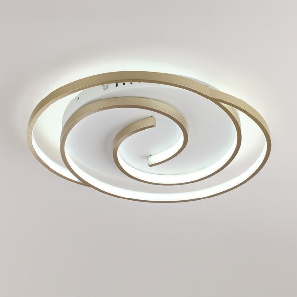 8020/75CL LEDIO LN25 шампань/белый металл/акрилл Потолочный светильник LED 75W 220V 3000-6000K TWIST — изображение 4