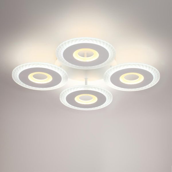 8016/70CL LEDIO LN25 белый/прозрачный металл/акрилл Потолочный светильник LED 70W 220V 3000-6000K VANDY — изображение 4