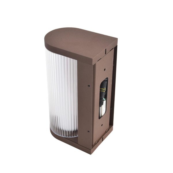 7180/12WL NATURE ODL26 Настенный светильник  коричневый/акрил/металл IP65 LED 12W 750Лм 3000K 162° 220-240V CORTENA — изображение 3