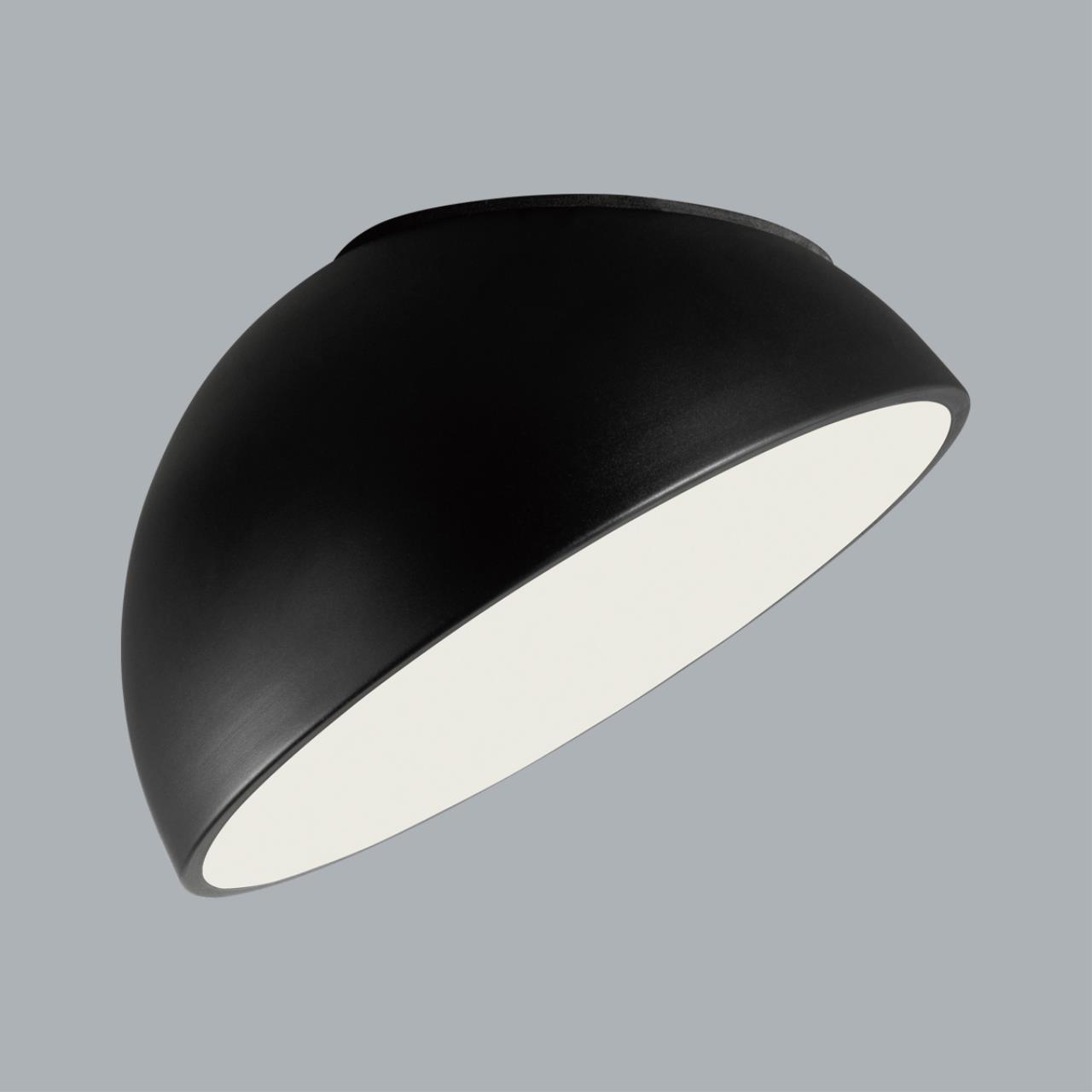 7658/35L MITRA LED SN 084 Светильник пластик/белый/черный LED 35Вт 4000K D300 IP20 PLUTO BLACK — изображение 4
