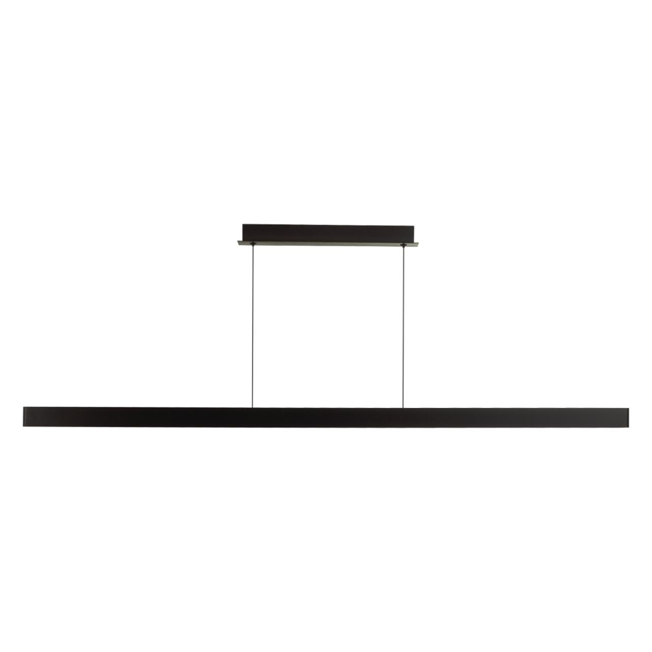 6683/38L HIGHTECH ODL24 333 Подвесной светильник брашированный черный/металл/акрил IP20 LED 38W 3420Лм 3000K BEVEREN