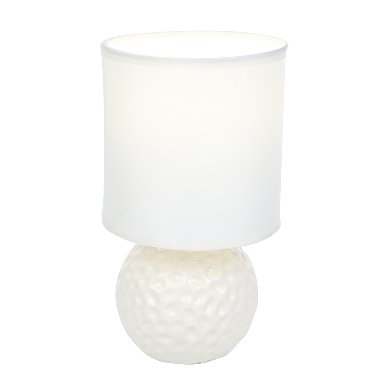 8228/1T MODERNI LN25 000 белый, керамика/текстиль Настольная лампа E14 1*40W 220V MAKOVIA — изображение 3