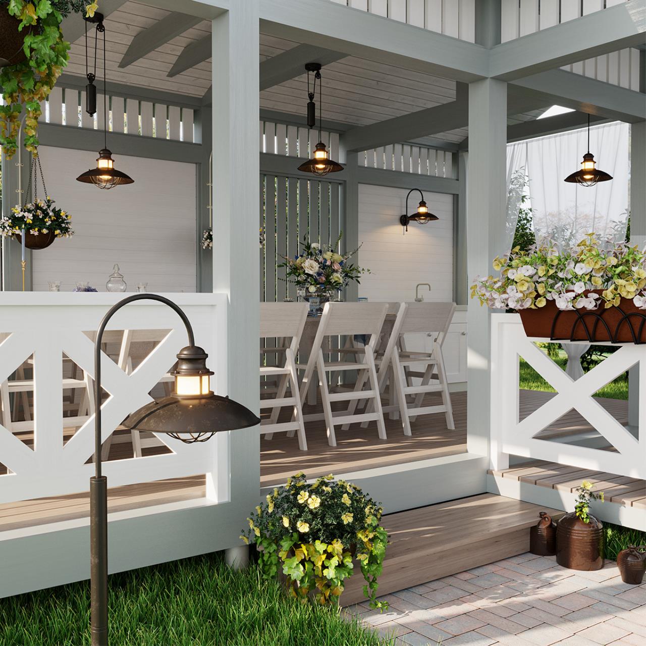 4164/1A NATURE ODL19 745 коричневый/прозрачный Подвес IP23 E27 1*60W DANTE — изображение 3