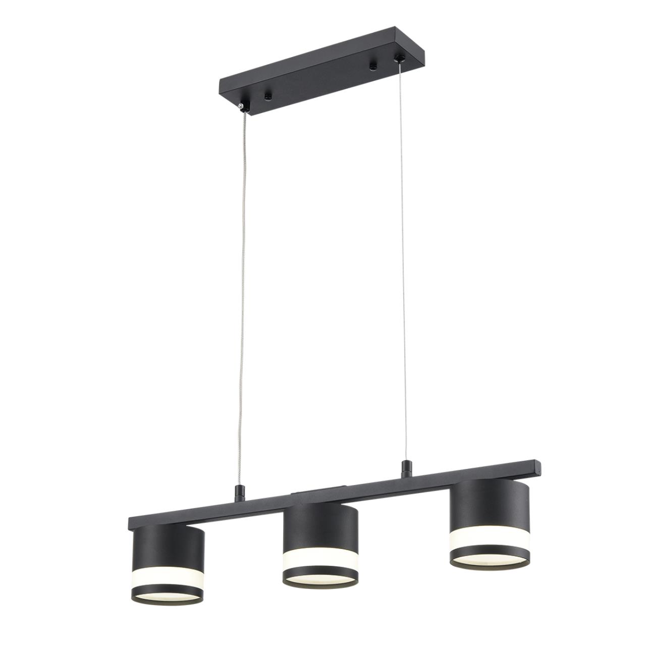8240/3 COMFI LN25 198 черный, металл/акрил Светильник подвесной LED GX53 3*7W 220V LANIKA — изображение 3