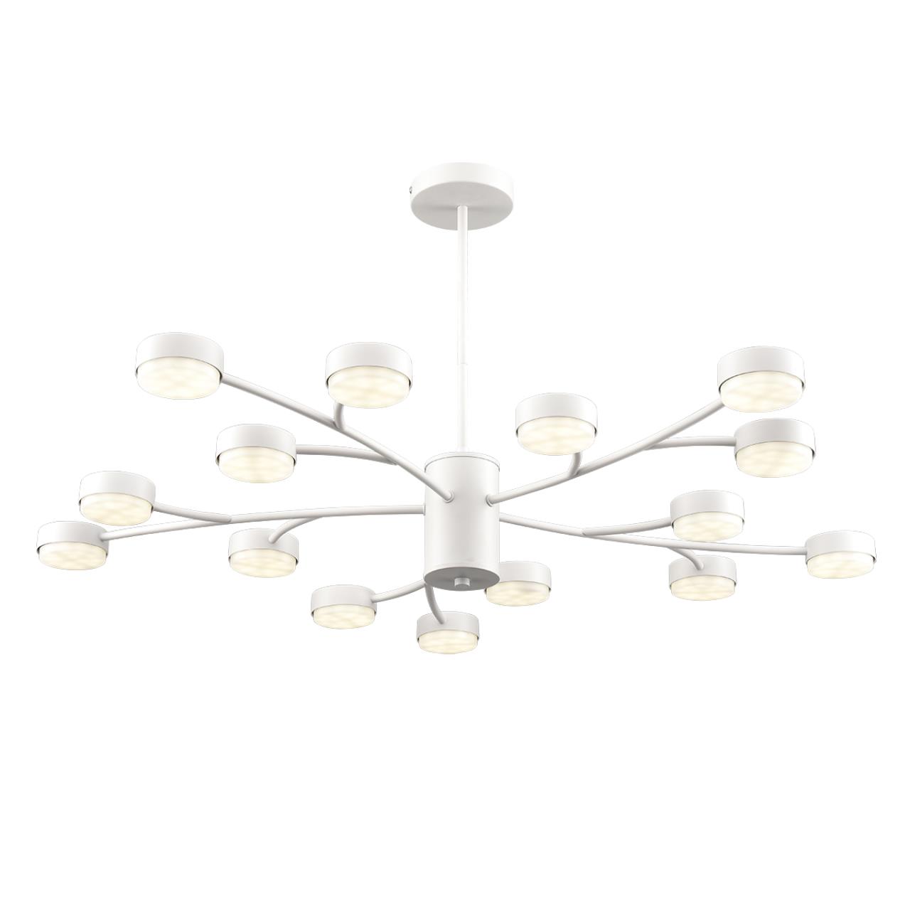 8265/15 COMFI LN26 металл/металл белый/белый Люстра GX53 LED 15*7W 220V TORINA — изображение 3