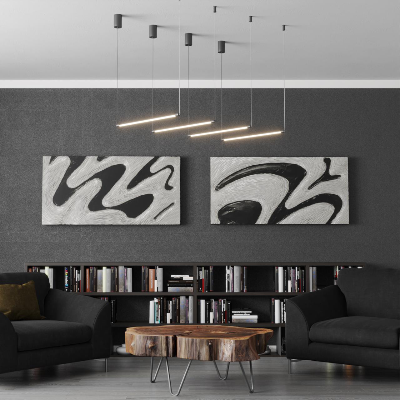 359346 KONST NT24 048 черный Светильник линейный светодиодный IP20 LED 12W 170-265V 4000K 960Лм VITZ — изображение 7