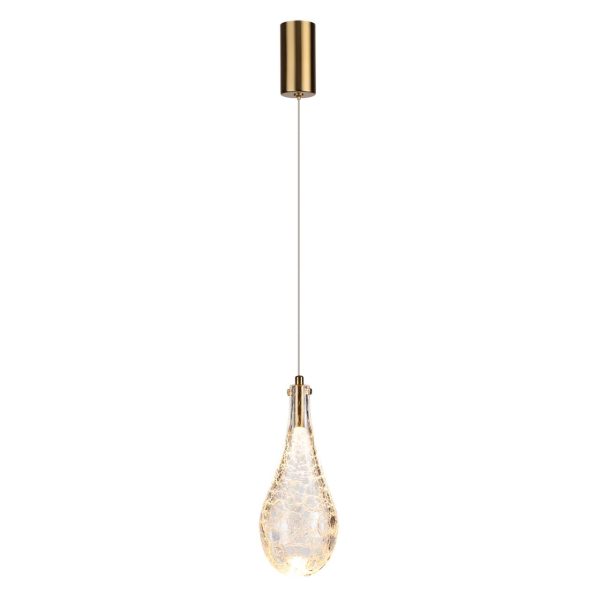 7147/5L L-VISION ODL26 Подвесной светильник  античная бронза/стекло/металл IP20 LED 4W 300Лм 3000K 180° 220V BRAID — изображение 4