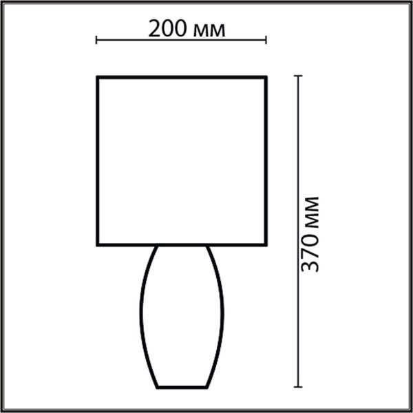 8123/1T COMFI LN25 000 синий, керамика/текстиль Настольная лампа E27 1*60W 220V LAPUNA — изображение 3