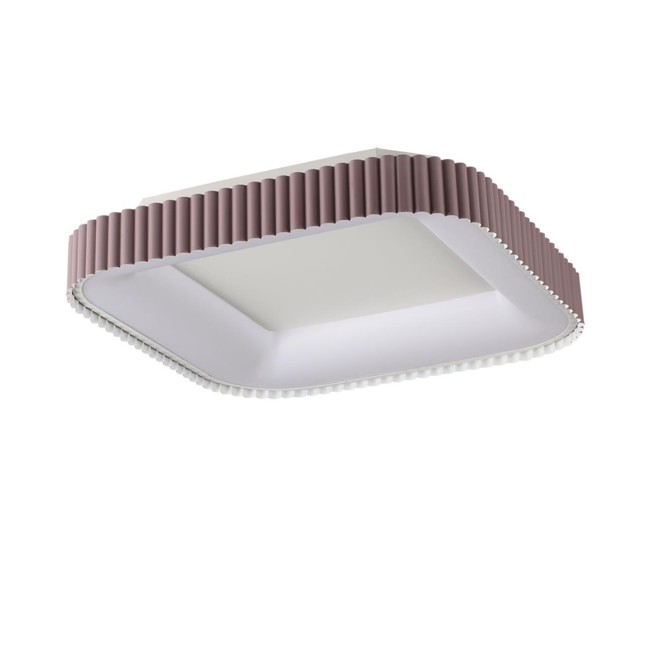 7770/56L AVRA LED SN 039 Светильник металл/белый/мокко LED 56Вт+14Вт 3000-6000K 500х500 IP43 пульт ДУ+подсветка SHARMEL — изображение 3